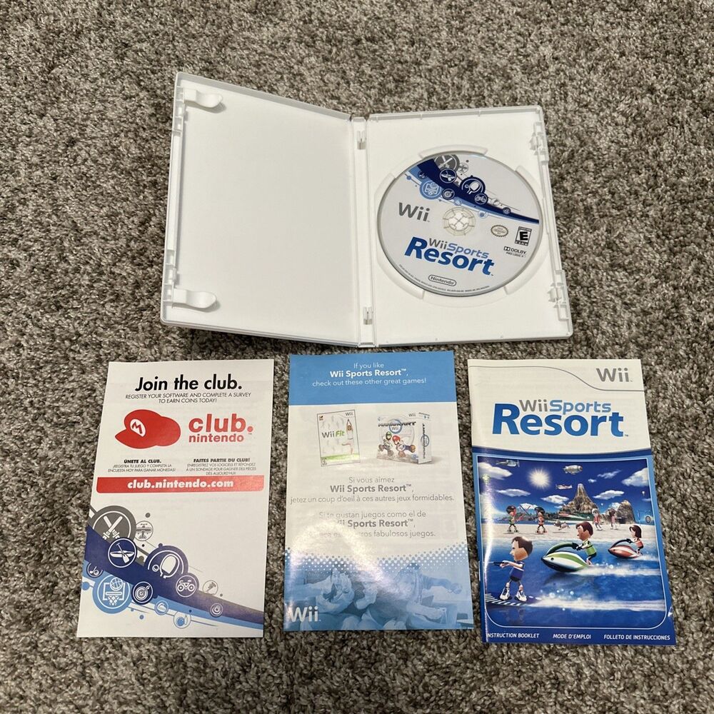 Wii Sports Resort (Nintendo Wii, 2009) CIB Tested - Picture 2 of 5